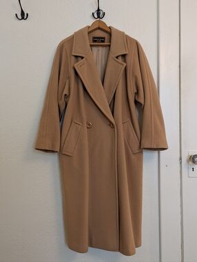 Vintage Kristen Blake Wool Camel Coat
